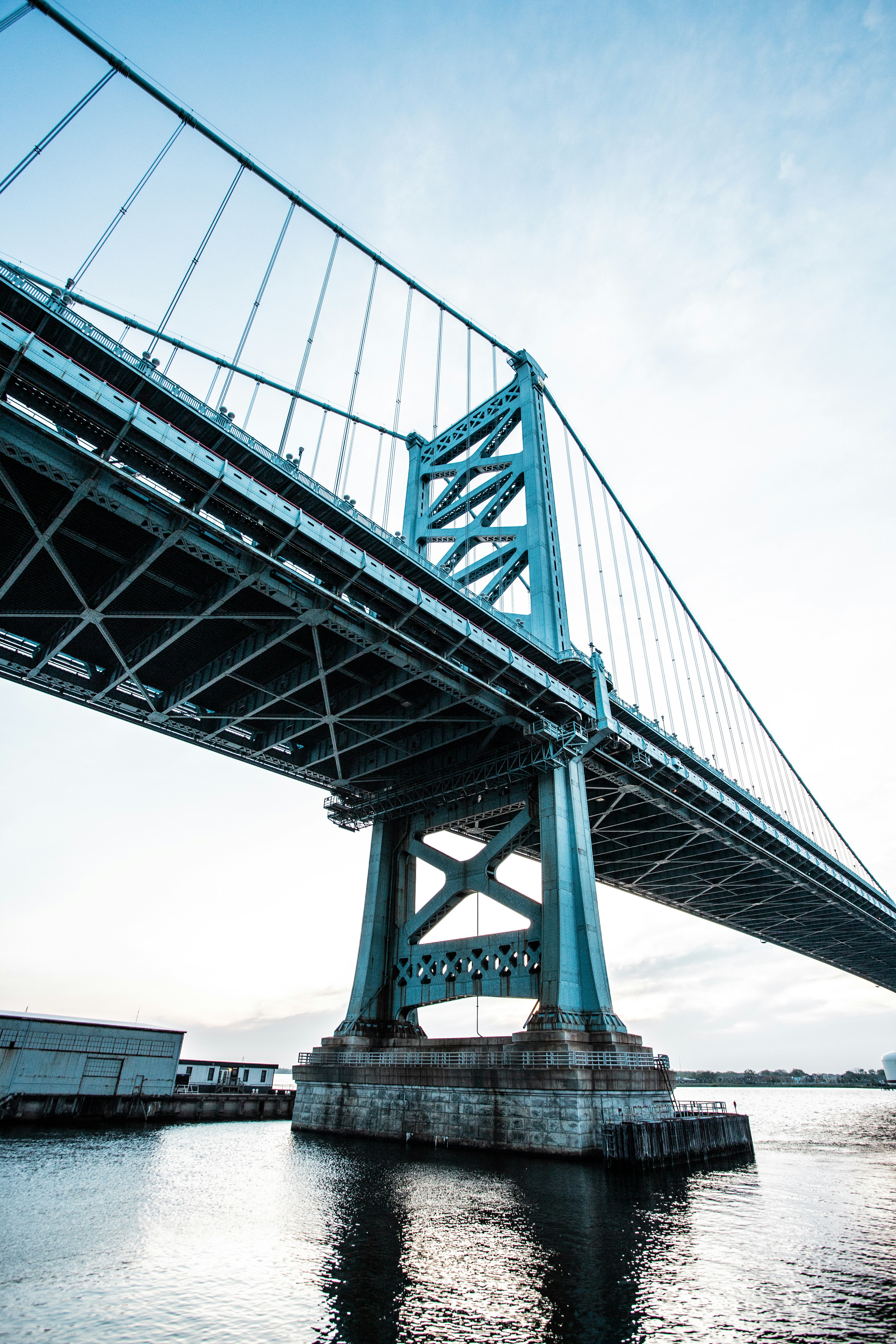 gray bridge under white sky during daytime